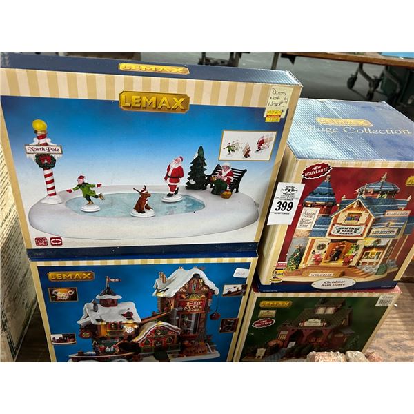 4-Lemax Collector Houses - 4 X $