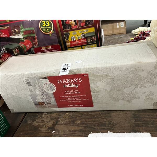 Prelit LED Holiday 4' Tree