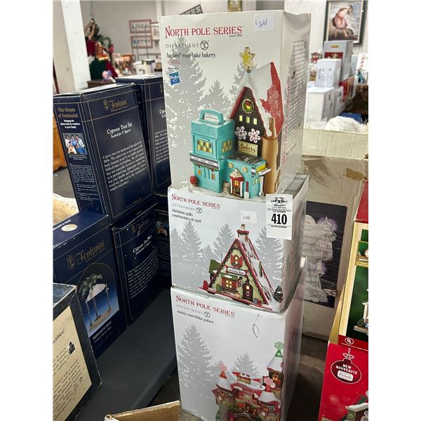 3-Dept. 56 Northpole Houses - 3 X $