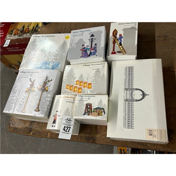 8-Dept. 56 Village Acessory - 8 X $