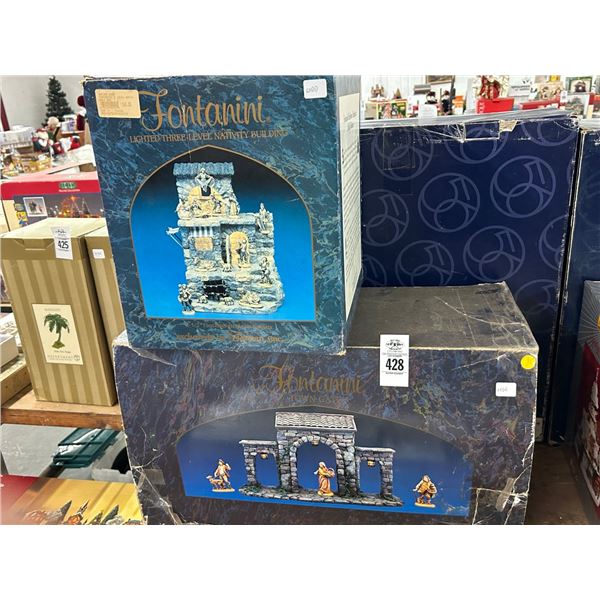 2-Fontanene Nativity Building - 2 X $