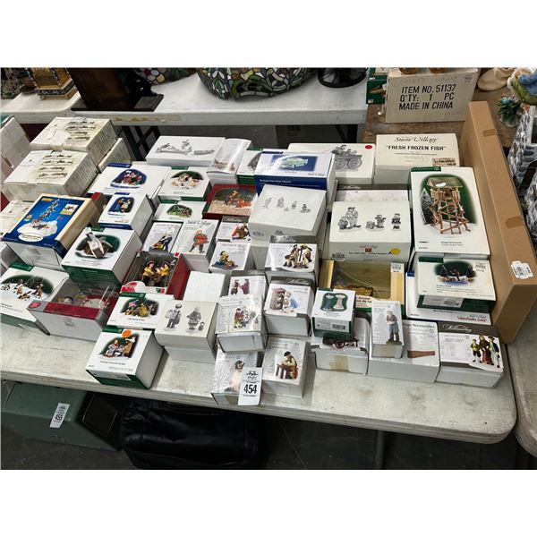 55-Asst. Village Collectibles - 55 X $