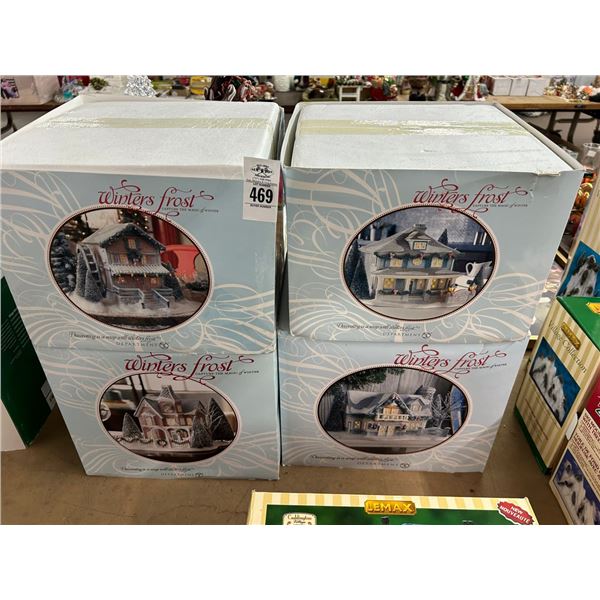 4-Dept. 56 Winterfrost Houses - 4 X $