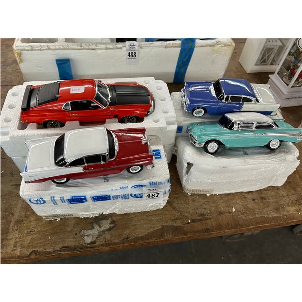 4-Die Cast Collector Cars - 4 X $