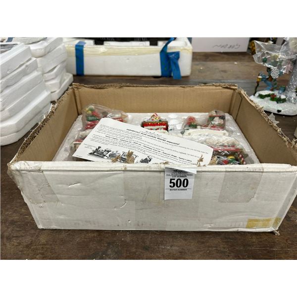 Danbury Mint Train Car Ornament Set