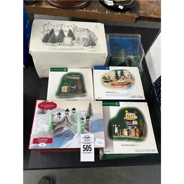 6-Dept. 56 Collector Figurine Accessory - 6 X $