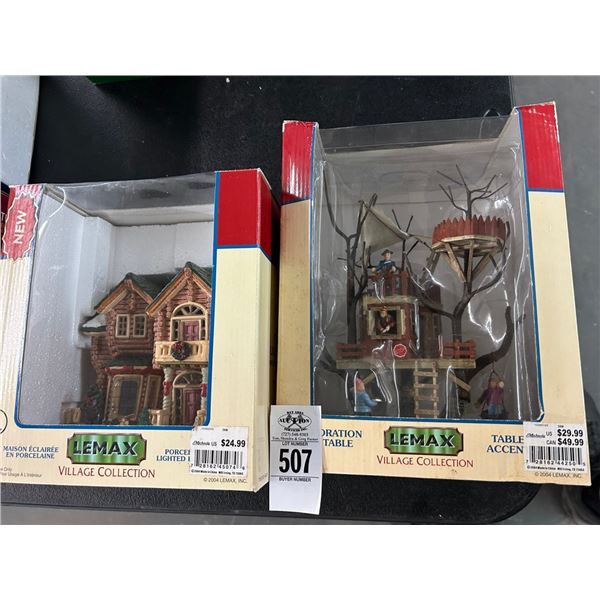 2-Lemax Collector Houses - 2 X $