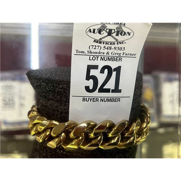 Men's Gold Plate Bracelet