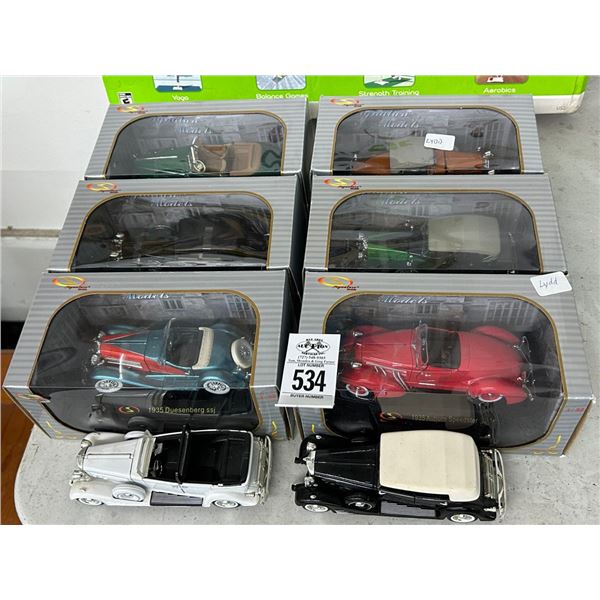 8-Die Cast Antique Cars - 8 X $