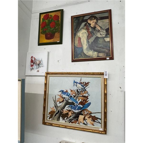 Asst. Framed Wall Art One Signed Swartscoff - 6 Total