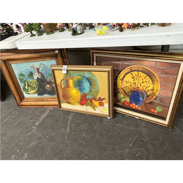 Framed Wall Art - One Signed Swartscoff - 3