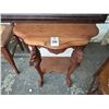 Image 1 : Carved Gargoyl Half Moon Hall Table