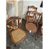 Image 1 : Antique Oak Rush Seat Chairs - 3