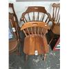 Image 1 : Old Oak Spindle Back Chairs - 2