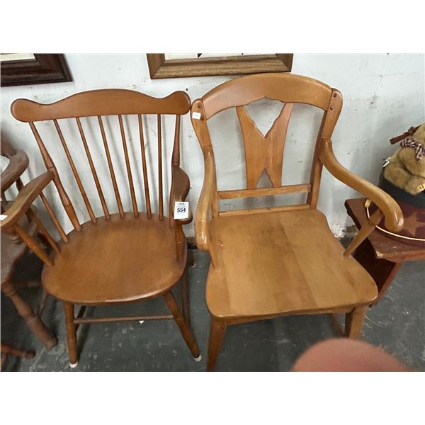 Old Oak Chairs - 2