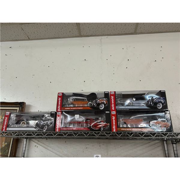 9-Die Cast Collector Cars - 9 X $