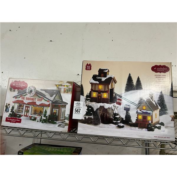2- St. Nicholas Collector Houses - 2 X $
