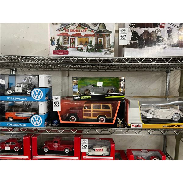 5-Die Cast Collector Cars - 5 X $