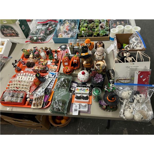 Large Lot of Halloween Décor