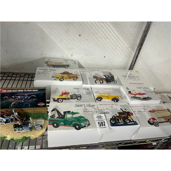 11-Dept. 56 Vehicles - 11 X $