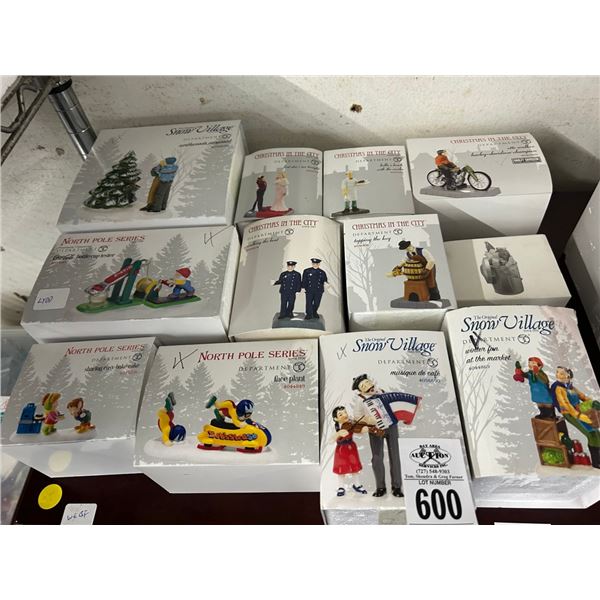 12-Dept. 56 Figurines - 12 X $