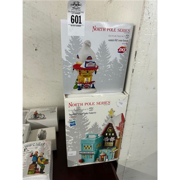 2-Dept. 56 North Pole Houses - 2 X $