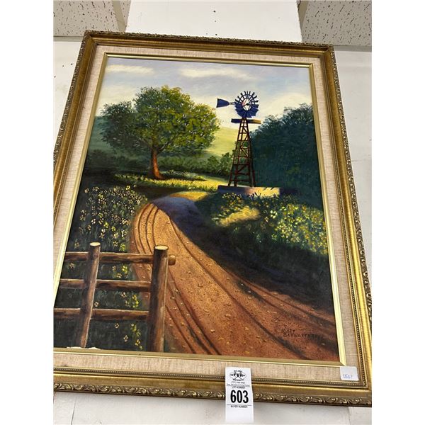 Framed Wall Art Signed Swartscoff - 3