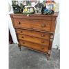 Image 1 : Mahogany 1 Over 3 Rolling Dresser