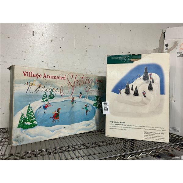 Dept. 56 Skating Pond, Ski Slope