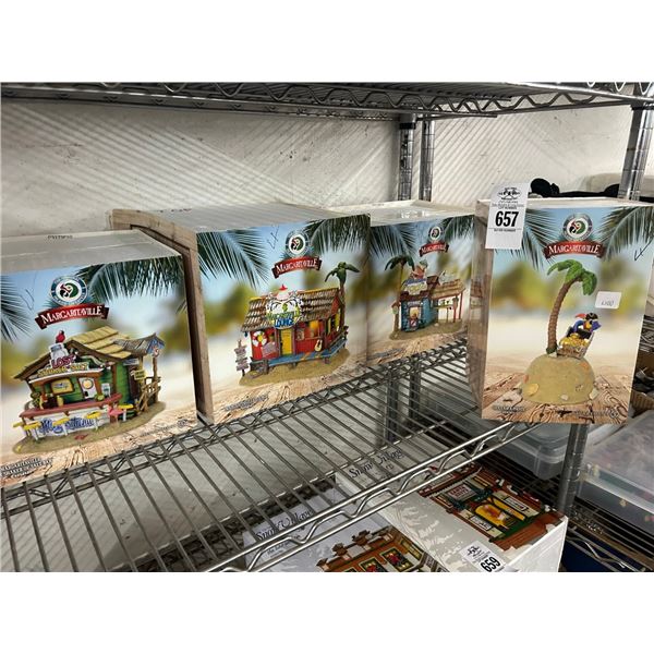 4 Margaritaville Collector Shack - 4 X $