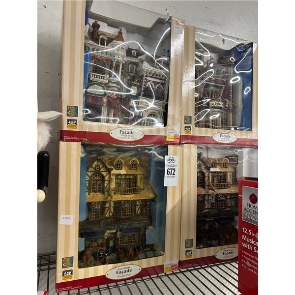 4-Lemax Collector Houses - 4 X $