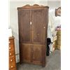 Image 1 : Antique Mahogany Corner Cabinet