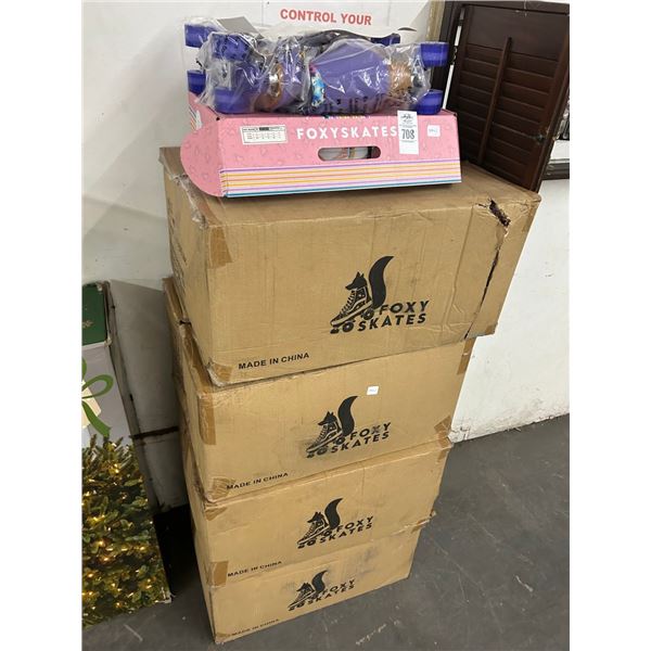 20-Foxy Skates Asst. Roller Skates  Pairs - 20 X $