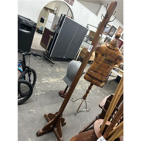 Mahogany Coat/Hat Tree