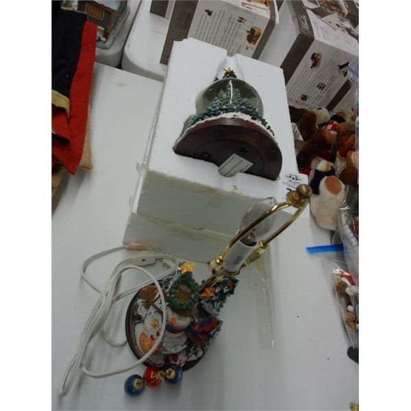 Christmas Snowglobe, Christmas Lamp