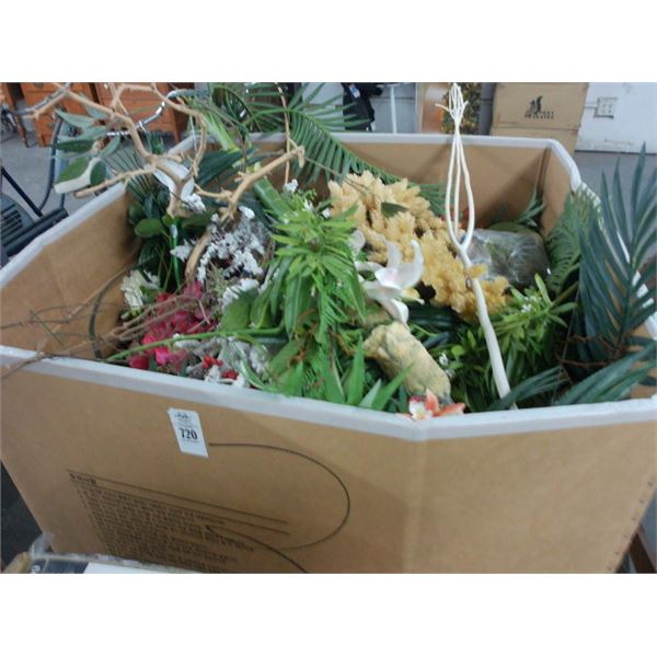 Pallet Lot of Silk Flower Décor
