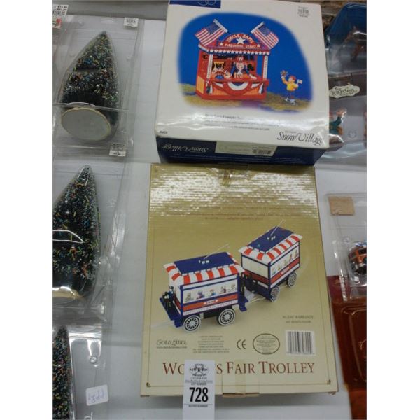 World's Fair Trolly, Dept. 56 Fireworks Stand