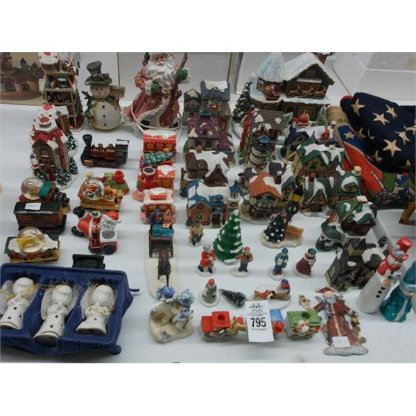 Miniature Winter House Collectibles, Figurines