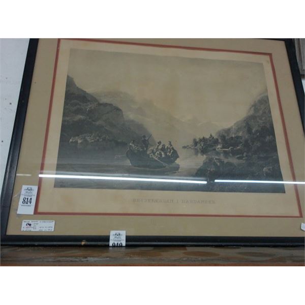 Provincial Sea Scape Scene Framed