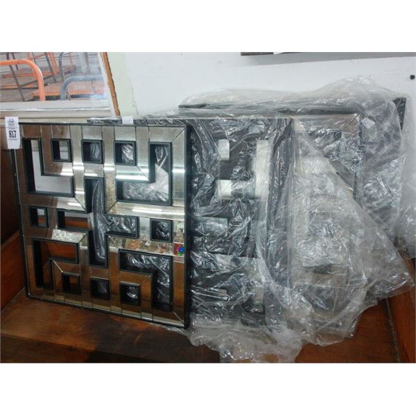 Contemporary Mirrors - Set of 4 - No Shipping