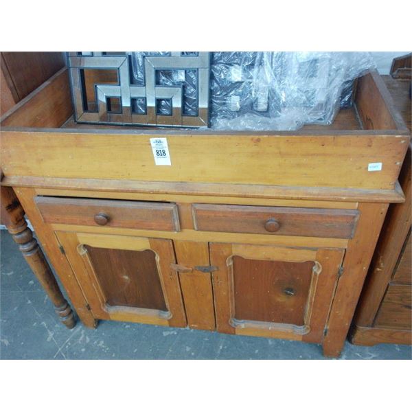 Antique Dry Sink Cabinet