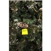 Image 2 : 7.5' Christmas Tree w/Pine Cones/Snow