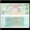 1991 Argentina 1 Astral Tucuman Script Crisp Unc Note (CUR-05697)