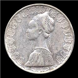 1960 Italy 500 Lira Silver AU+ (COI-5750)