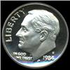 Image 1 : 1984S Roosevelt Dime Graded PCGS PR69 DCAM (COI-4782)