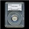 Image 3 : 1954D Roosevelt Dime Graded PCGS MS66 with FB (COI-4771)