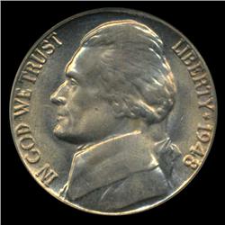 1948D Jefferson 5c Nickel Coin Graded MS65FS (COI-4412)