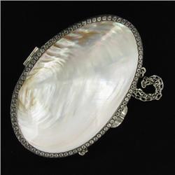 Handcrafted Mother of Pearl Evening Bag (ACT-241)