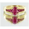 Image 2 : 1.65ct Burma Ruby 10k Gold Ladies Ring (JEW-1501)