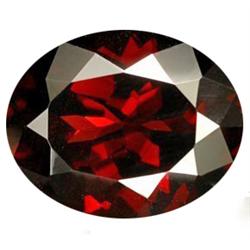 2.43ct Magnificent Wine Red Garnet Oval Facet (GEM-18297A)